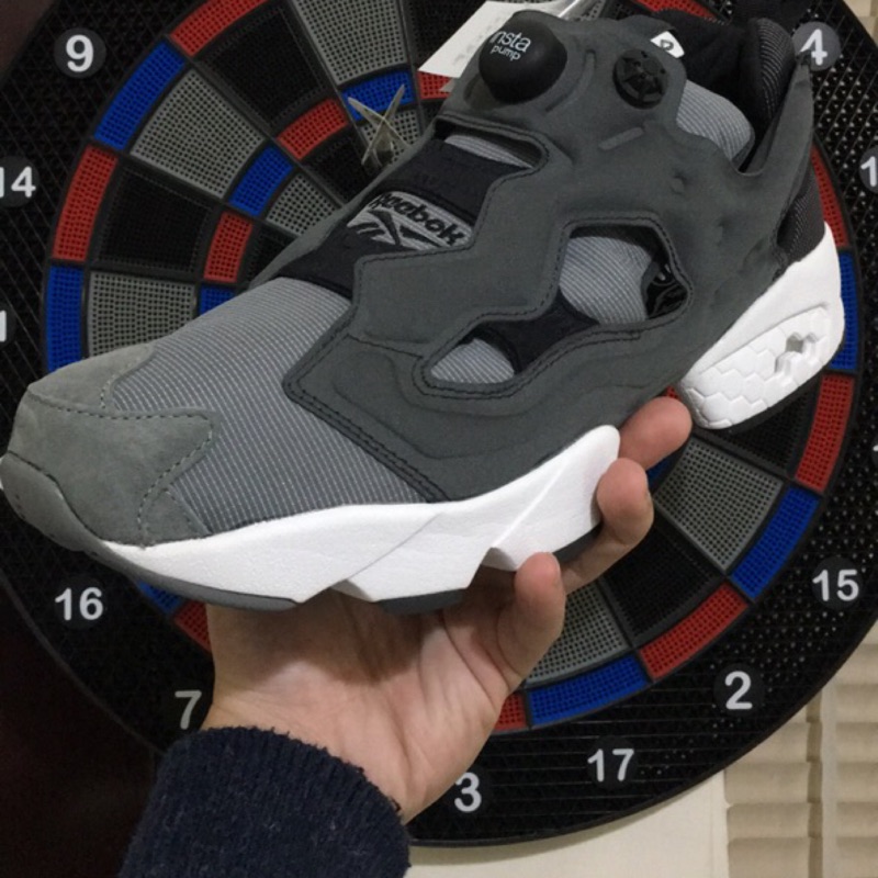 Reebok insta pump Fury Tech 防彈材質灰 