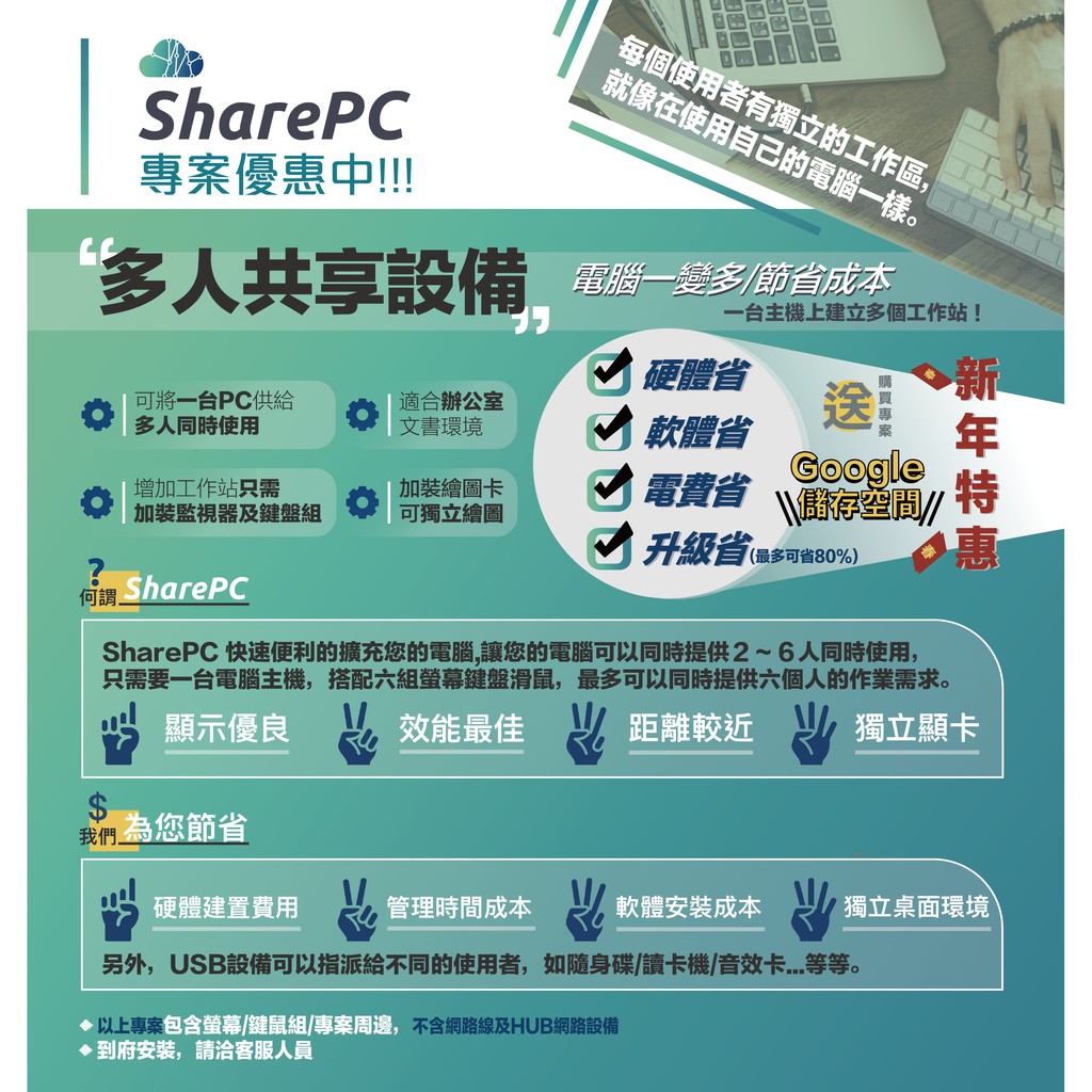 Sharepc 電腦共享同時使用多人共用繪圖工作站獨立顯卡專案優惠中 蝦皮購物