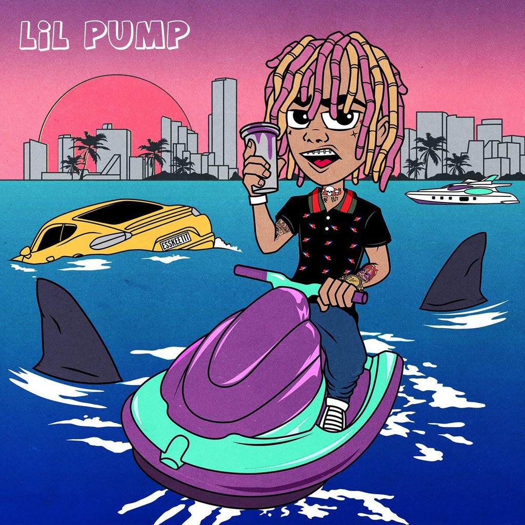 Lil Pump 美國饒舌歌手 2017年 原裝進口 同名CD專輯 Trap 饒舌 HACKEN07