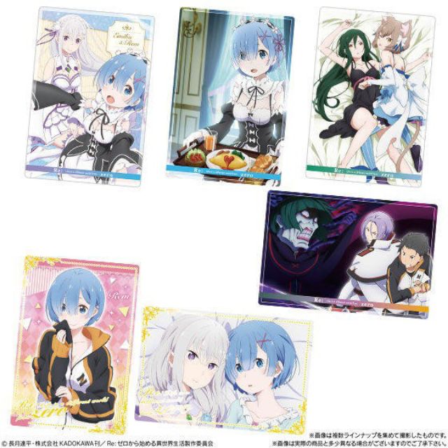 現貨 Re 0 從零開始的異世界生活威化餅食玩收集卡2 彈非公仔pvc 5308商店 蝦皮購物