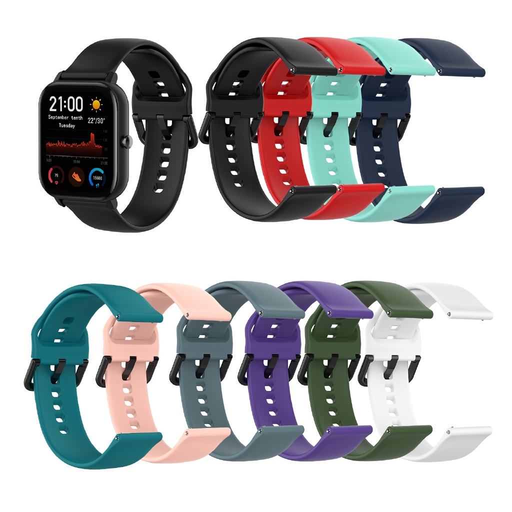 20mm運動快拆錶帶 galaxy watch active2錶帶 Amazfit BipS 2米動青春版GTS手錶錶帶