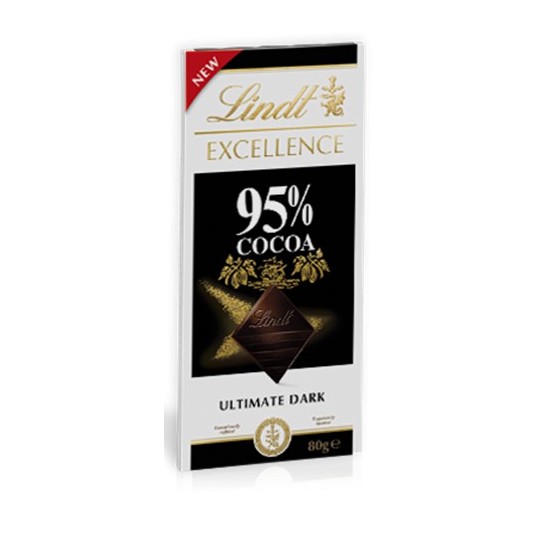 瑞士蓮 EXCELLENCE 95% 巧克力 80g Lindt EXCELLENCE 95% Cocoa 80g