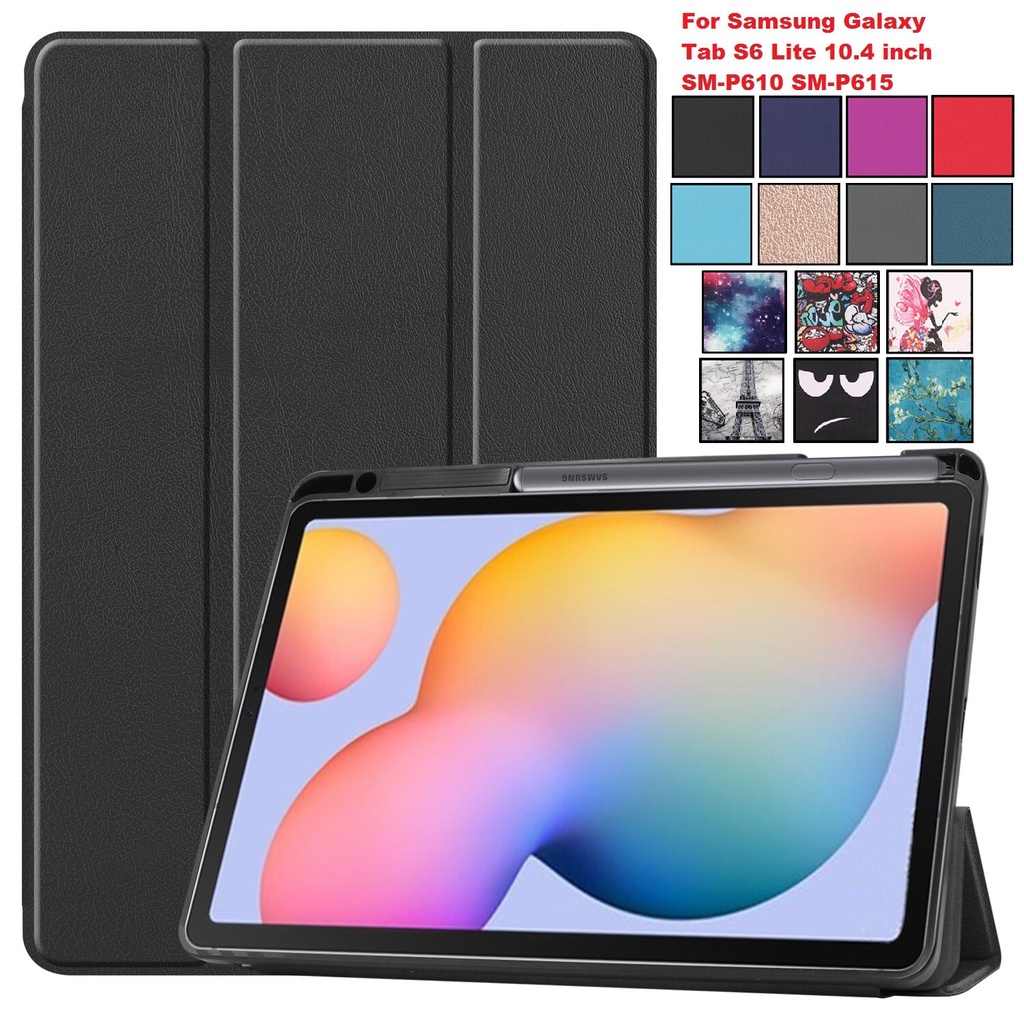 SAMSUNG 三星 Galaxy Tab S6 Lite 10.4 皮套 SM-P610 SM-P615 磁鐵蓋平板電