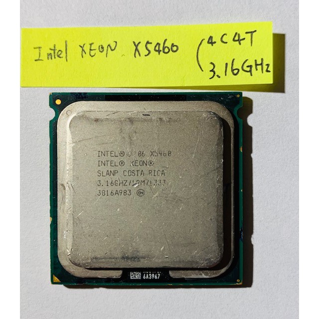 Intel® Xeon® 處理器 X5460 (已貼片LGA775可用-需自行更新您BIOS支援)