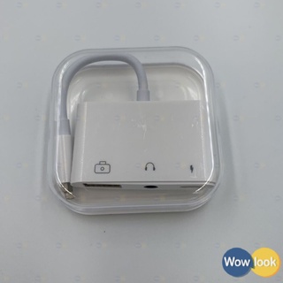 【隔日配】蘋果iOS專用副廠 Lightning OTG 3合1 USB轉接頭 ｜可充電錄音唱歌｜Yeti雪怪麥克風