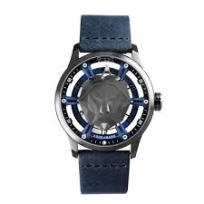 FIBER｜萬獸之王｜立體空間機械腕錶 現代摩登藍款FB8013-3