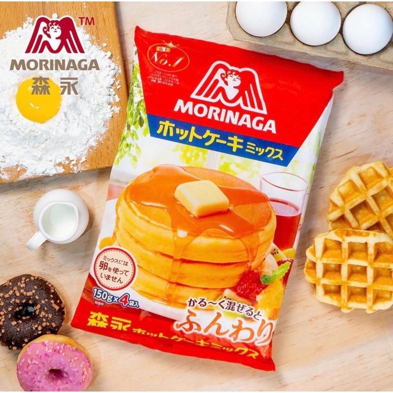 日本森永製菓 經典鬆餅粉600g/包