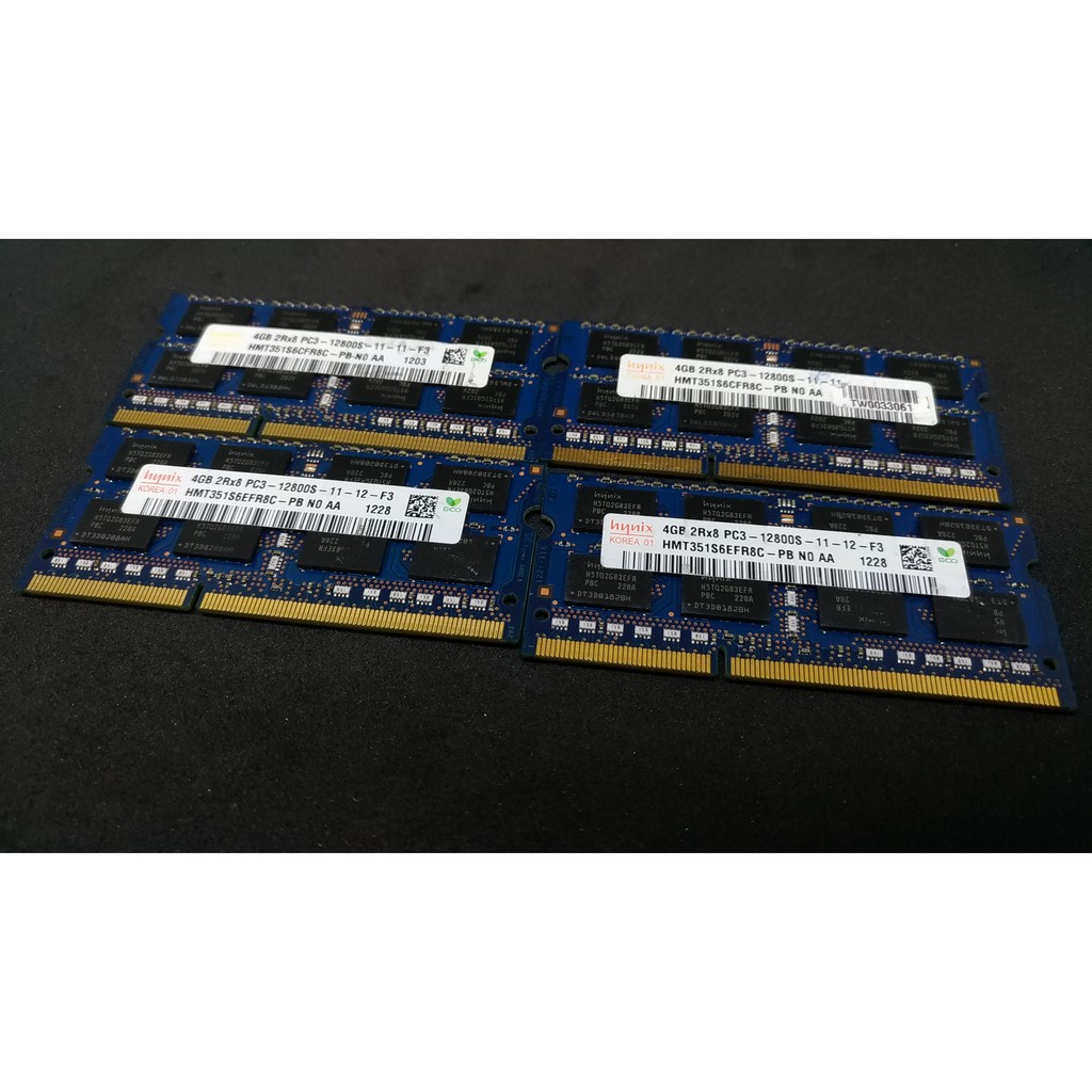 海力士 Hynix DDR3 4G 4GB 1600 12800 雙面 16顆粒 筆電 記憶體