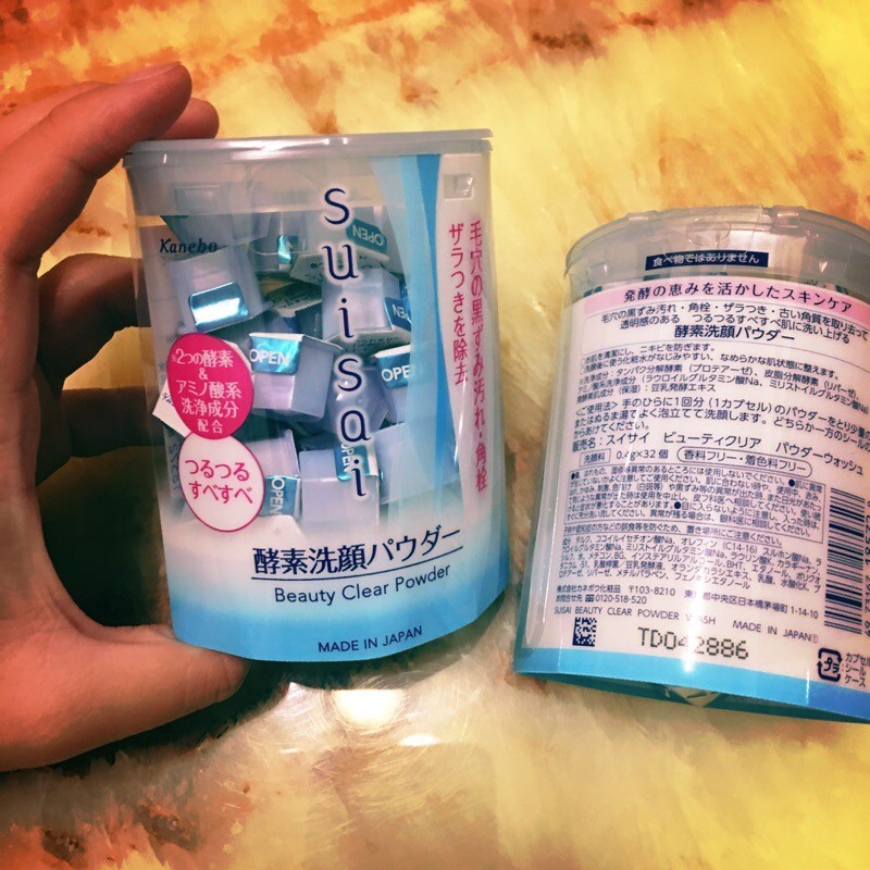 日本 大阪 Kanebo佳麗寶suisai酵母 酵素洗顏粉 一盒32入