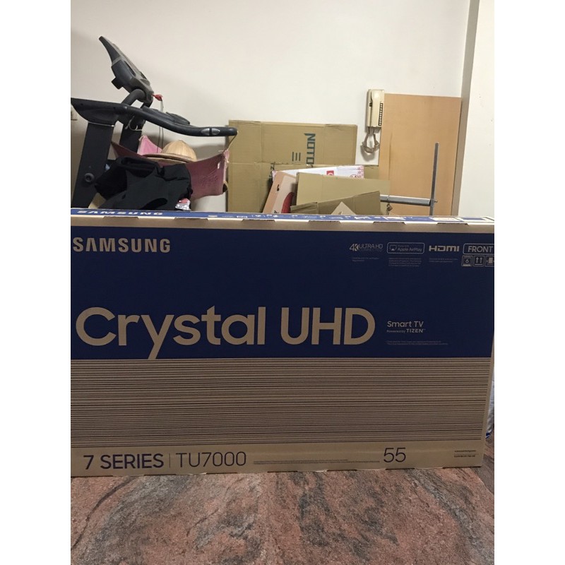 [全新]三星Samsung 55吋4K電視Crystal UHD TU7000 (2020出廠未拆封)限台南自取