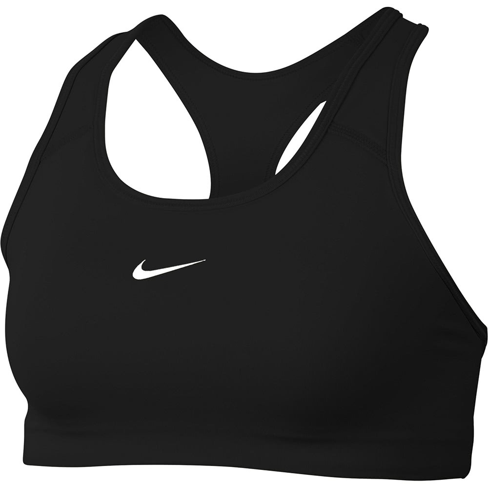 NIKE 耐吉2204女款運動內衣AS SWOOSH BRA PAD  中度支撐  黑 BV3637010