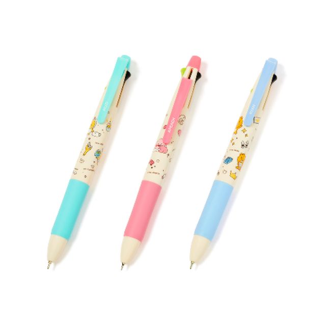 現貨】韓國Little Friends 0.5mm 4色筆+自動鉛筆 蝦皮購物