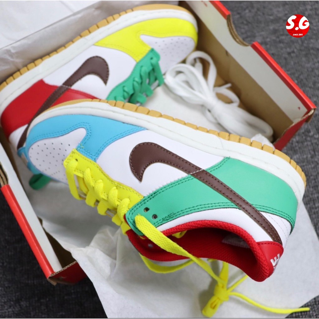 S.G Nike Dunk Low SE Free 99 GS CZ2496-100 白紅藍 多採拼接 鴛鴦 滑板鞋