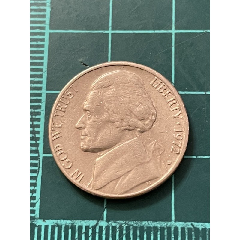 美國 5分硬幣 /five cents /1972年