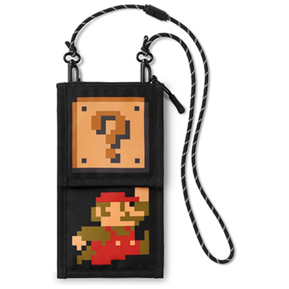 瑪利歐 Super Mario 旅行頸掛包 /掛袋 錢包手機功能包鑰匙小包
