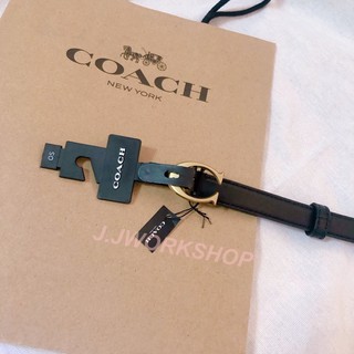 美國代購 Coach 女用C字皮帶/馬車皮帶