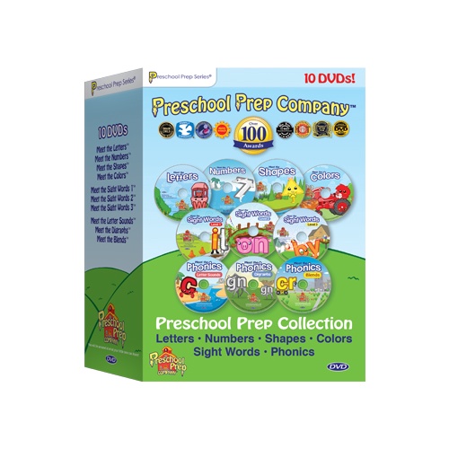 **現貨特別優惠**美國原裝 PreSchool Prep Collection 全套10 DVD 幼兒語言教育