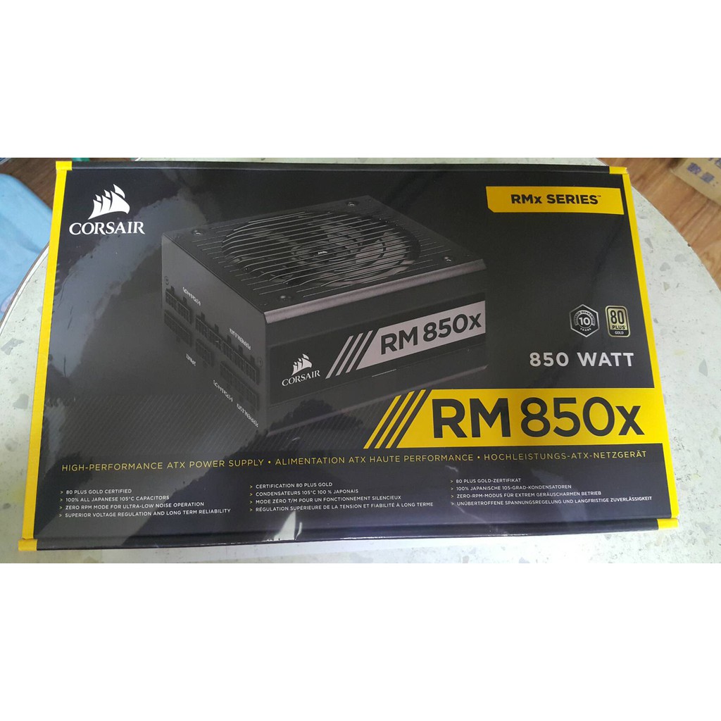 for eas19042 新品未拆(免運)- Corsair RM850x  80Plus CP-90020180-TW