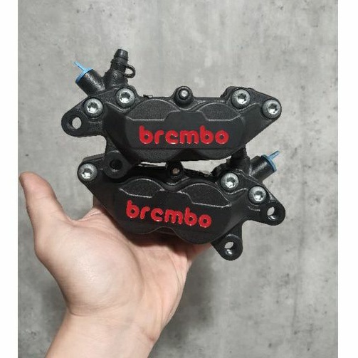 Brembo黑底紅 對四左卡 對四右卡 Brembo螃蟹對二 大字