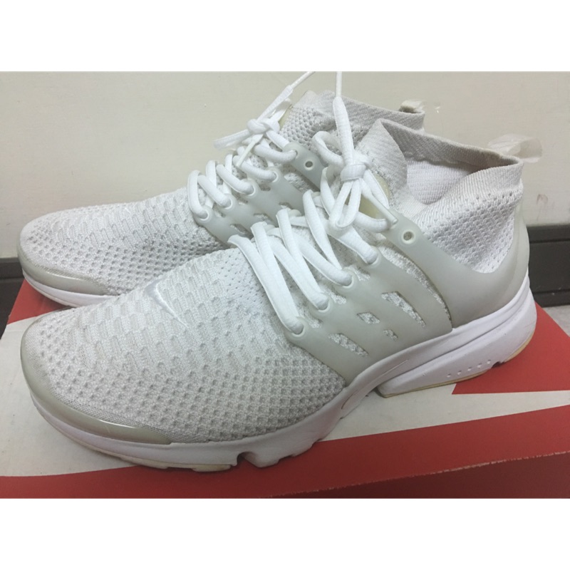 Nike air presto flyknit ultra 魚骨鞋 全白魚骨 編織 襪套 高筒