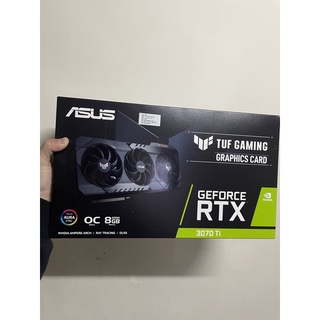 全新 開發票 華碩tuf RTX3070ti O8G 顯示卡LHR 註冊4年保