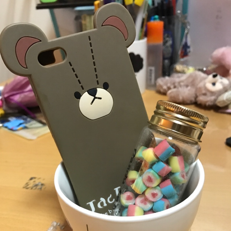 小熊學校 iphone5 5s se 手機殼 二手 軟殼