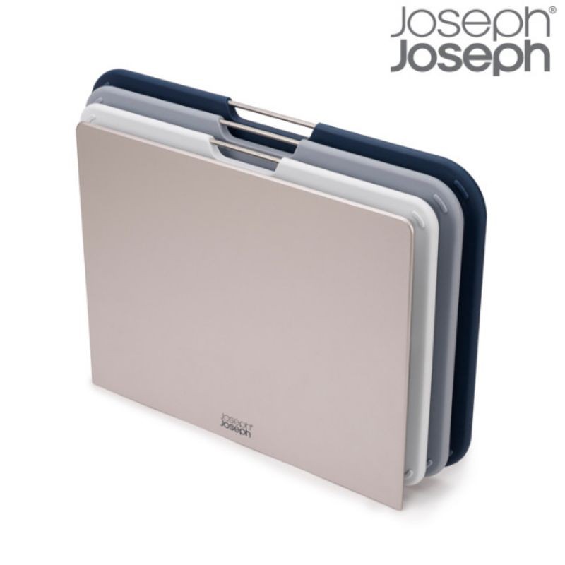 韓國直送Joseph Joseph 分類3色砧板組 3件砧板+收納組 分類砧板 大尺寸