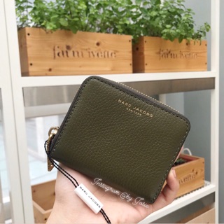 美國正品🇺🇸 Marc Jacobs 皮革 拉鍊 短夾 零錢包