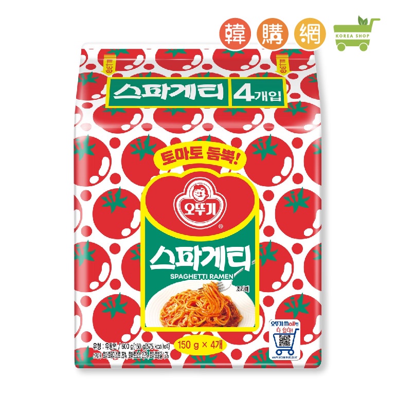 韓國不倒翁番茄風味義大利麵600g(150gX4入)【韓購網】