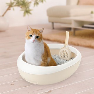 日本 利其爾 RICHELL 拉普蕾 Lapule 蛋型貓便盆 貓砂盆 貓沙盆＃56617 貓廁所（S號）每件460元