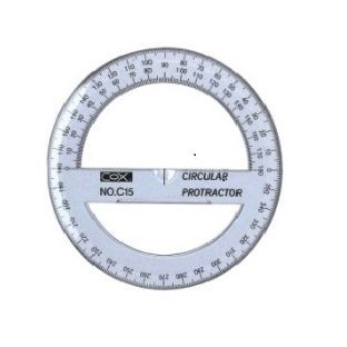 COX C15 全圓型尺 量角器/C11 全圓型尺 量角器 旋轉式