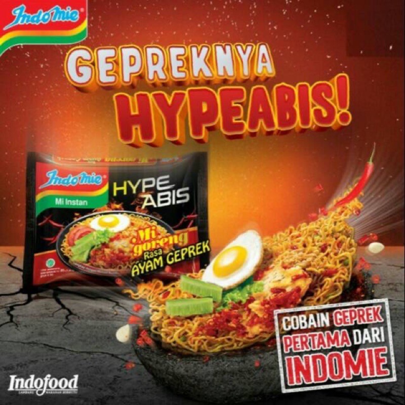 indomie Ayam geprek Rasa baru 香辣炒麵