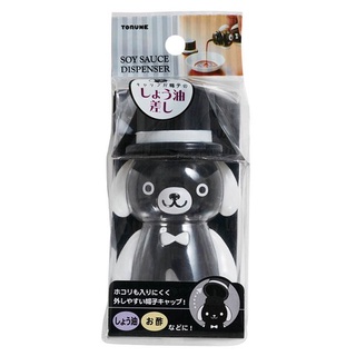 現貨 日本 帽子熊造型 醬油瓶 附蓋子｜調味瓶 調料罐 廚房用品 醬油罐 分裝罐 烏醋瓶 醬料瓶 露營 日本進口
