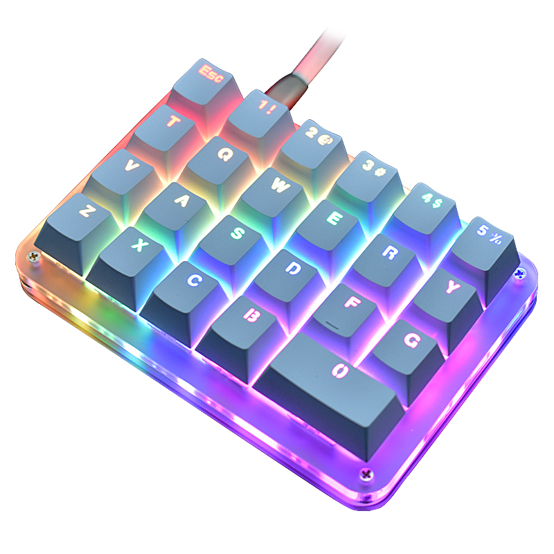 設計師 鍵盤 單手 鍵盤 自定義宏編程小 鍵盤 繪圖專用 鍵盤 有線 機械  鍵盤  lOTz