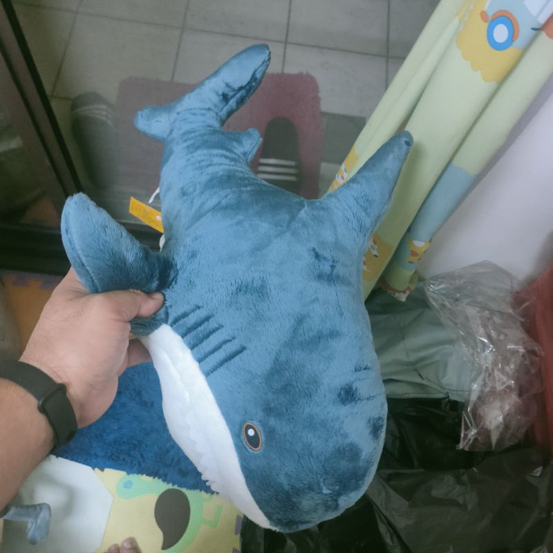 鯊魚娃娃 鯊魚抱枕 大白鯊 交換禮物 聖誕節 萬聖節 兒童節 生日禮物 IKEA鯊魚 宜家IKEA 布偶 抱枕 60公分