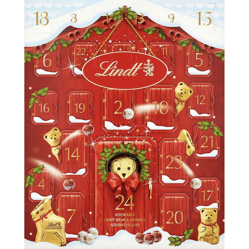 [現貨] ✈️ Blandi_ÍSBÍLTÚR 旅人選品 Lindt 瑞士蓮 巧克力禮盒 聖誕倒數月曆 聖誕交換禮物