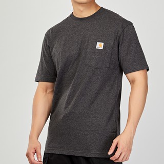 Carhartt Pocket T-Shirt 黑灰 美版 口袋 素面 K87CRH