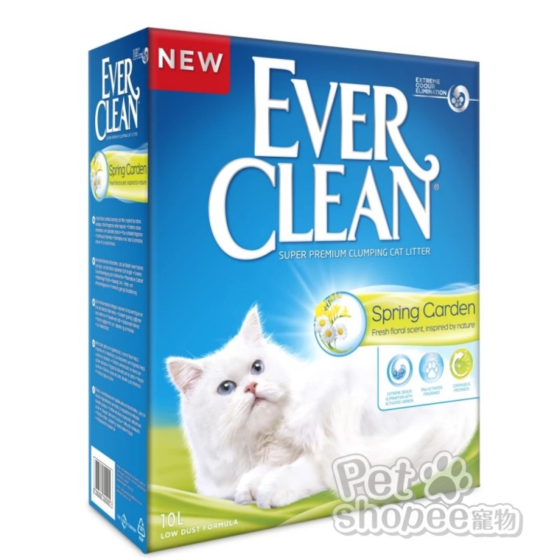 EverClean 藍鑽春天花香味貓砂【現貨/歐規遇熱低香】