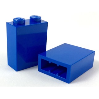 樂高 Lego 藍色 基本 顆粒 基本磚 顆粒磚 內有螺紋固定 Brick 1x2x2 Blue 3245c 積木 玩具