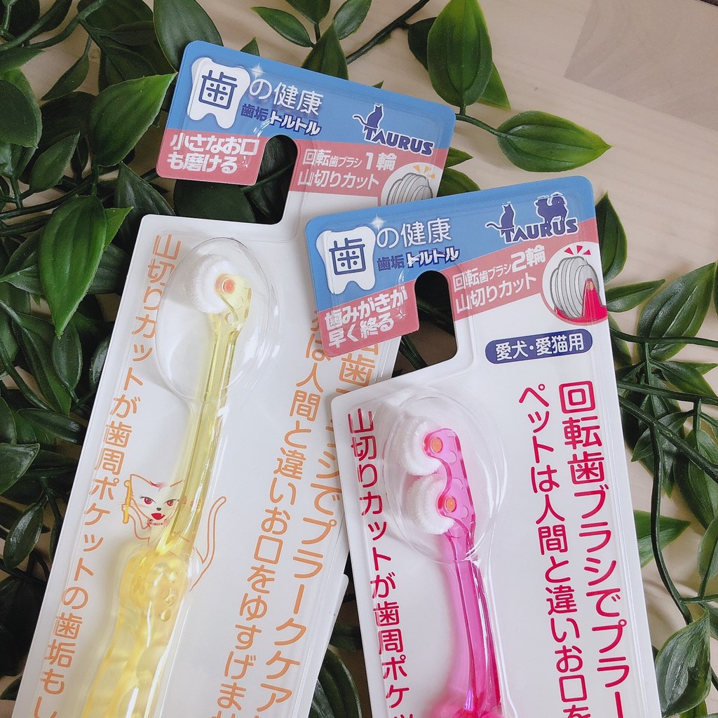 關於寵物 Taurus金牛座齒垢清光光旋轉牙刷 犬貓專用 獨創山切型設計 貓狗牙刷 潔牙幫手 蝦皮購物