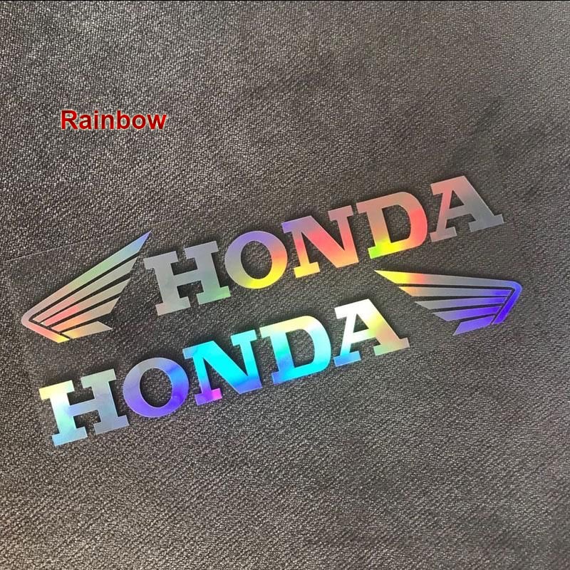 HONDA X x 彩虹反光摩托車貼紙和貼花適用於本田 VFR 400 800 CBR 600 1000 250 500