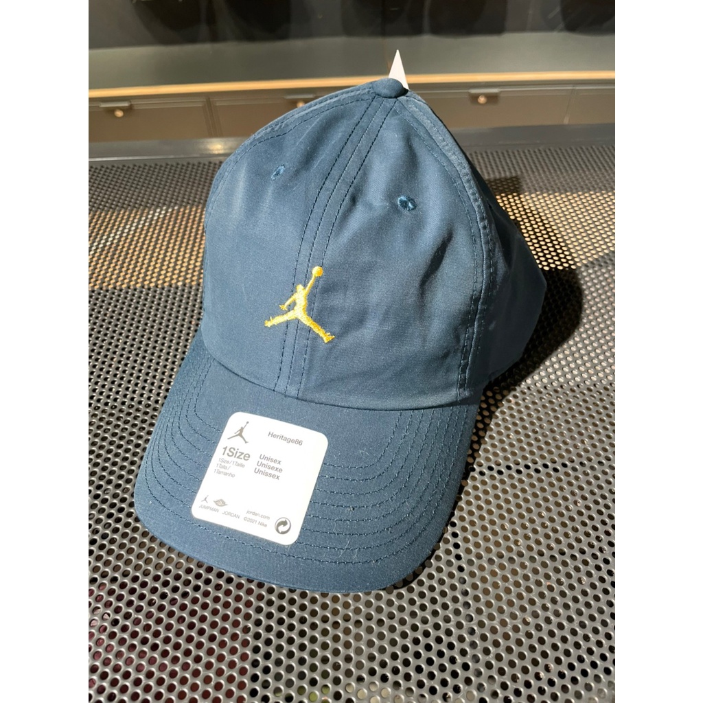 NIKE 帽子 棒球帽 遮陽帽 喬丹 JORDAN H86 JM WASHED CAP 藍綠 DC3673-454