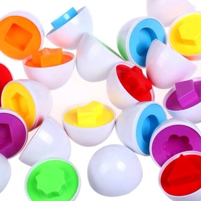 全新 形狀配對聰明蛋 顏色認知 早教玩具