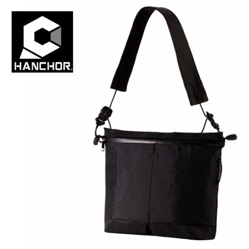 Hanchor SURFACE 輕量化胸前包 斜背包 側背包 隨身包 黑色