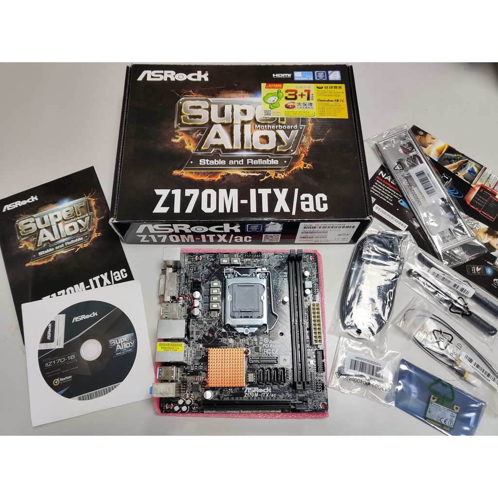 全新品 ASRock 華擎 Z170M-ITX 1151 DDR4 Mini-ITX 歡迎量大議價