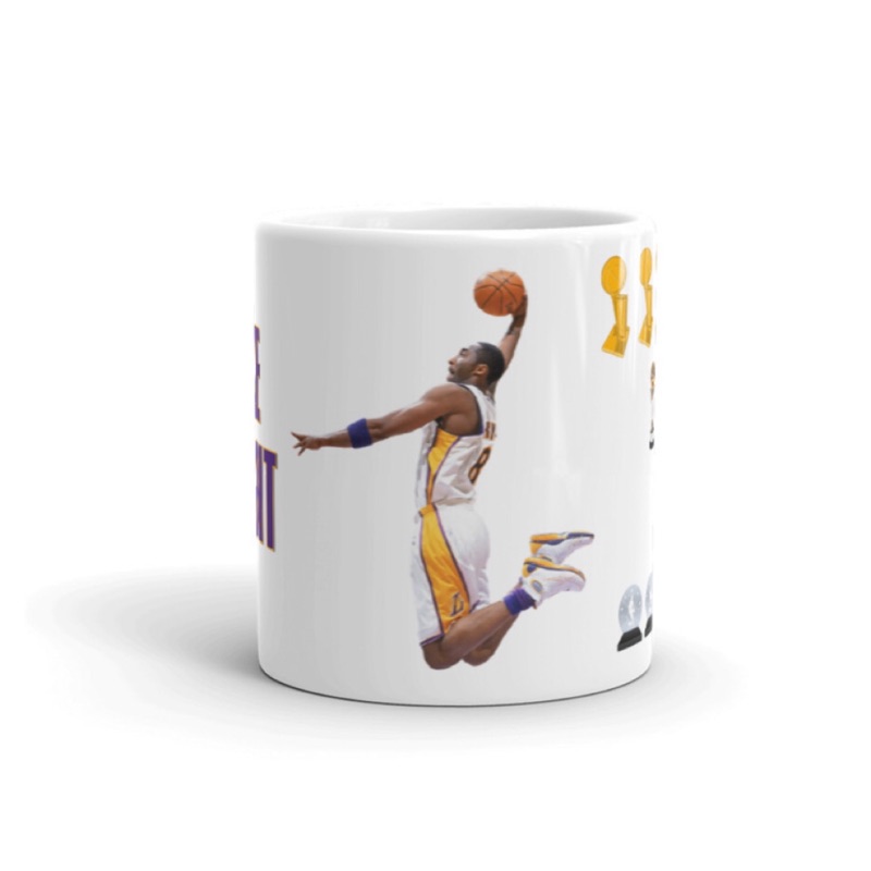 [NBA馬克杯] Kobe Bryant 小飛俠布萊恩NBA生涯成就紀念杯 345ml