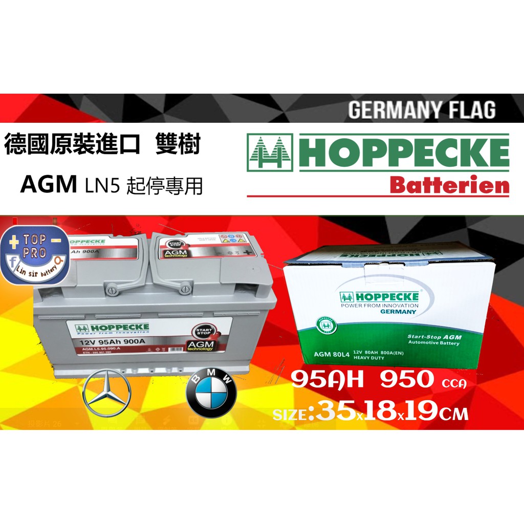"楊梅電池"  CP最高 德國進口 agm 95ah L5 35公分  BMW 賓士專用
