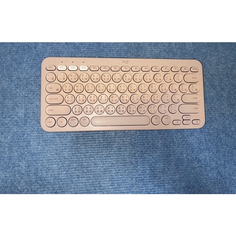 「二手」羅技K380無線藍芽鍵盤粉色