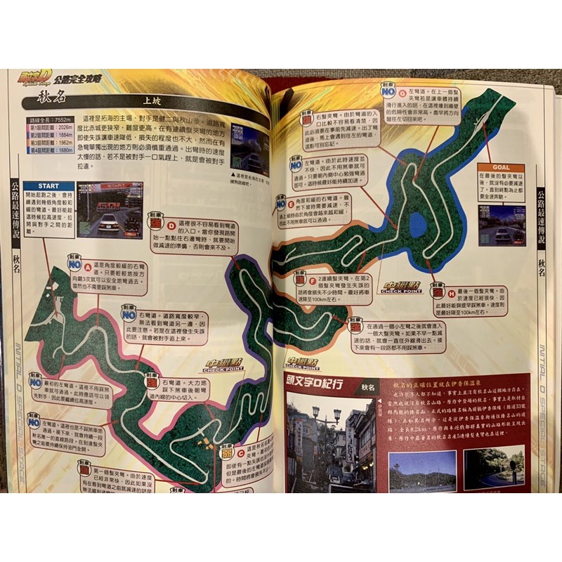 經典電玩遊戲 Ps頭文字d 公路最速傳說公路完全攻略本 蝦皮購物