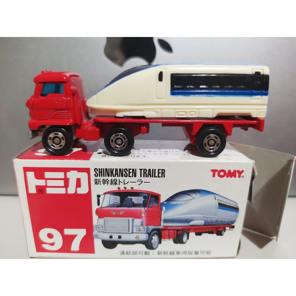 多美 tomy tomica 97 新幹線 拖板車 搬運車 Hino 日野 卡車 絕版 紅標